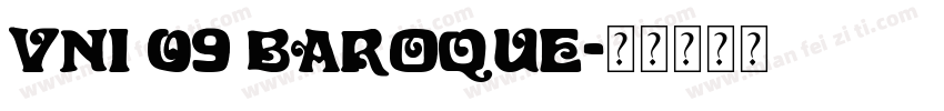 VNI 09 Baroque字体转换
